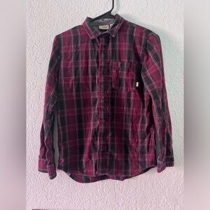 Vans Boys L woven plaid long sleeve shirt